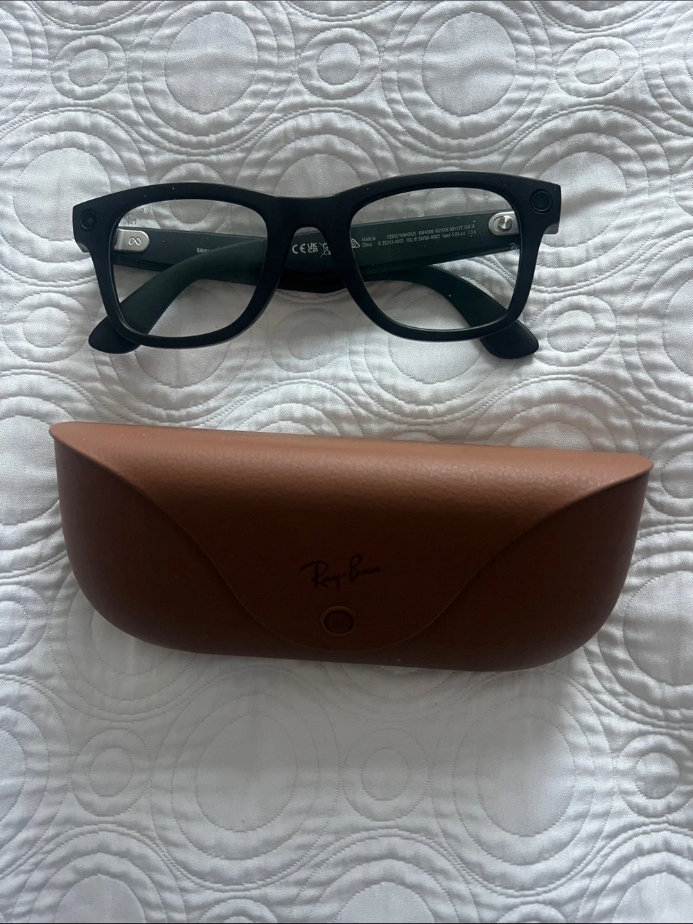 Ray-Ban Black Rectangular Optical Glasses